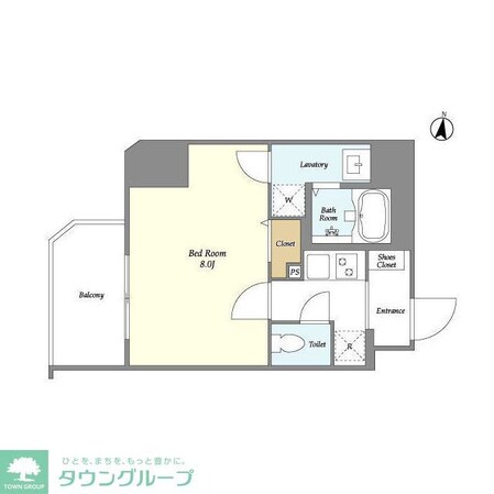 La Douceur大森山王の物件間取画像